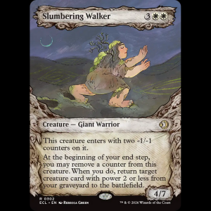 MTG Slumbering Walker Lorwyn Eclipsed ecl#302
