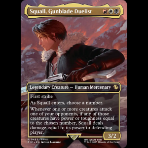 MTG Squall, Gunblade Duelist Final Fantasy Commander fic#453