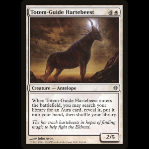 MTG Alcelafo guía de tótem (Totem-Guide Hartebeest) Rise of the Eldrazi roe#50