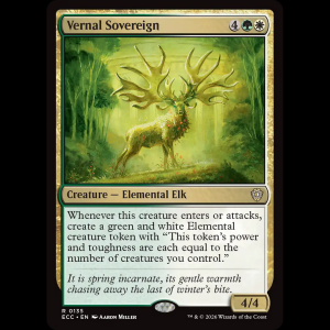 MTG Vernal Sovereign Lorwyn Eclipsed Commander ecc#135