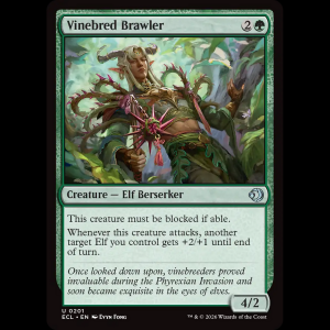 MTG Vinebred Brawler Lorwyn Eclipsed ecl#201