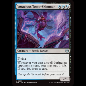 MTG Voracious Tome-Skimmer Lorwyn Eclipsed ecl#250