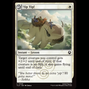 MTG Yip Yip! Avatar: The Last Airbender tla#43