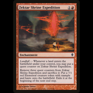 MTG Expedición al altar Zektar (Zektar Shrine Expedition) Zendikar zen#155