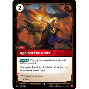 Riftbound Against the Odds - Spiritforged - FOIL 001/221