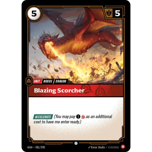 Riftbound Blazing Scorcher - Origins 001/298