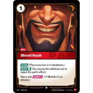 Riftbound Blood Rush - Spiritforged - FOIL 003/221