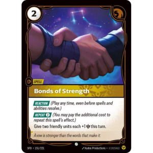 Riftbound Bonds of Strength - Spiritforged - FOIL 151/221