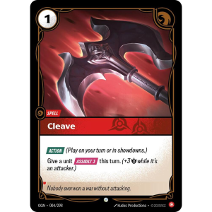 Riftbound Cleave - Origins - FOIL 004/298