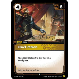 Riftbound Cruel Patron - Origins 208/298
