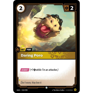 Riftbound Daring Poro - Origins 210/298