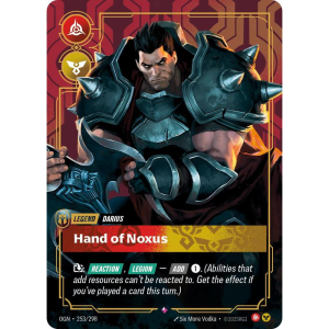 Riftbound Darius - Hand of Noxus - Origins 253/298