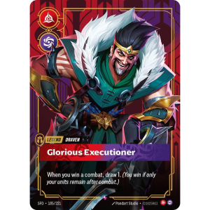 Riftbound Draven - Glorious Executioner - Spiritforged 185/221
