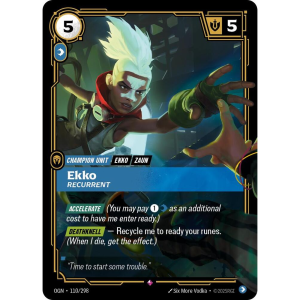 Riftbound Ekko - Recurrent - Origins 110/298