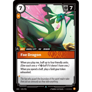 Riftbound Fae Dragon - Spiritforged 101/221
