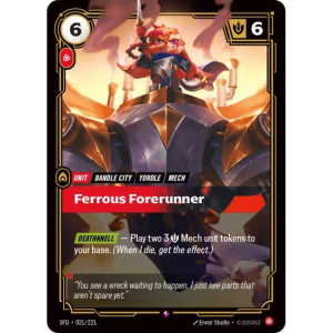 Riftbound Ferrous Forerunner - Spiritforged 021/221