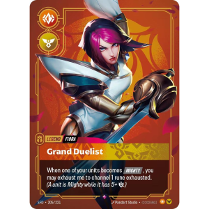 Riftbound Fiora - Grand Duelist - Spiritforged 205/221