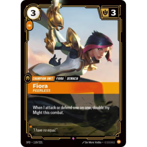 Riftbound Fiora - Peerless - Spiritforged 110/221