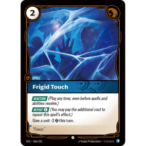 Riftbound Frigid Touch - Spiritforged 066/221