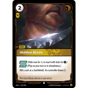 Riftbound Hidden Blade - Origins 213/298