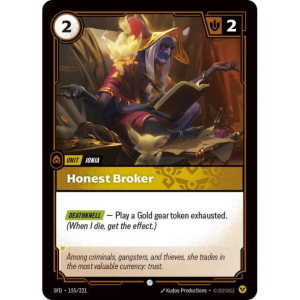 Riftbound Honest Broker - Spiritforged 155/221