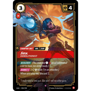Riftbound Jinx - Demolitionist - Origins 030/298