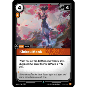Riftbound Kinkou Monk - Origins 141/298