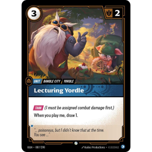 Riftbound Lecturing Yordle - Origins 087/298