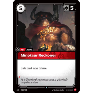 Riftbound Minotaur Reckoner - Spiritforged - FOIL 014/221