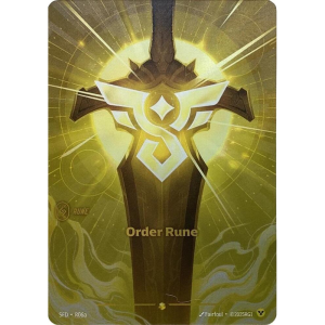 Riftbound Order Rune (Alternate Art) - Spiritforged R06a