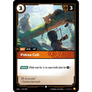 Riftbound Pakaa Cub - Origins - FOIL 135/298