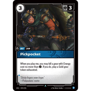 Riftbound Pickpocket - Spiritforged 074/221