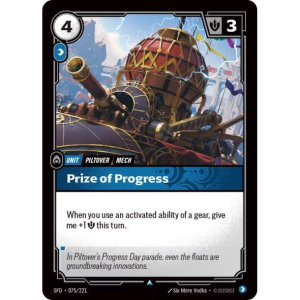 Riftbound Prize of Progress - Spiritforged 075/221