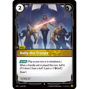 Riftbound Rally the Troops - Spiritforged 166/221