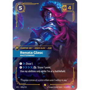 Riftbound Renata Glasc - Mastermind (Alternate Art) - Spiritforged 088a/221