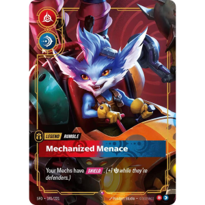 Riftbound Rumble - Mechanized Menace - Spiritforged 181/221