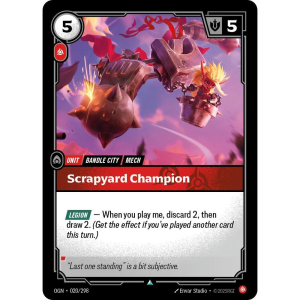 Riftbound Scrapyard Champion - Origins 020/298