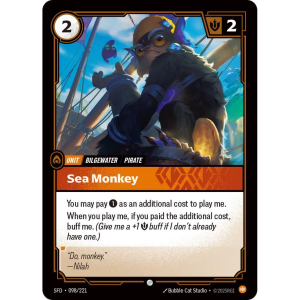 Riftbound Sea Monkey - Spiritforged - FOIL 098/221