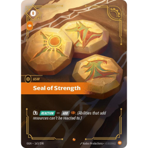 Riftbound Seal of Strength - Origins 163/298