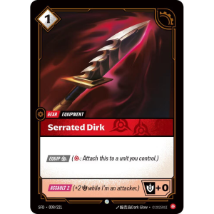 Riftbound Serrated Dirk - Spiritforged 009/221