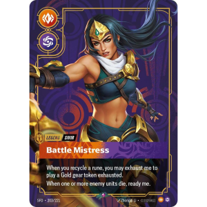 Riftbound Sivir - Battle Mistress - Spiritforged 203/221