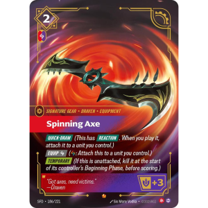 Riftbound Spinning Axe - Spiritforged 186/221