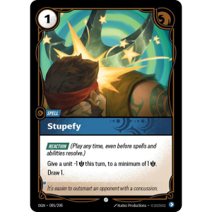 Riftbound Stupefy - Origins - FOIL 095/298
