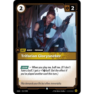 Riftbound Trifarian Gloryseeker - Origins - FOIL 217/298