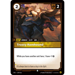 Riftbound Trusty Ramhound - Spiritforged 159/221