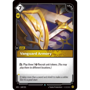Riftbound Vanguard Armory - Spiritforged - FOIL 168/221