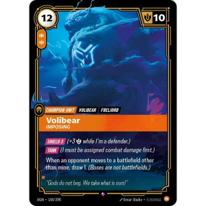 Riftbound Volibear - Imposing - Origins 158/298