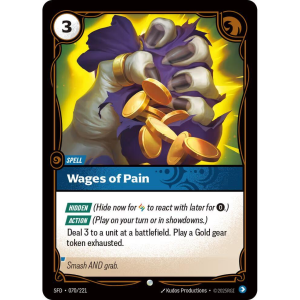 Riftbound Wages of Pain - Spiritforged 070/221