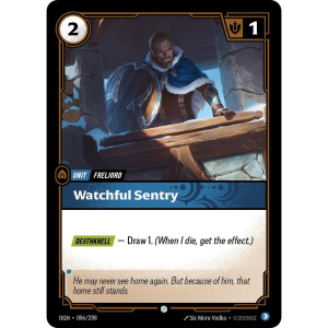 Riftbound Watchful Sentry - Origins 096/298