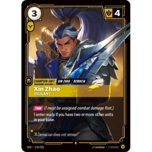 Riftbound Xin Zhao - Vigilant - Spiritforged 176/221